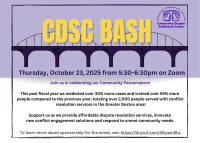 2025 CDSC BASH fundraiser